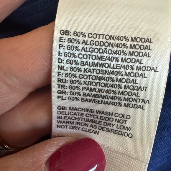 North face Women's Blue Draped Cardigan Sweater-US Small - Picture 6 of 9